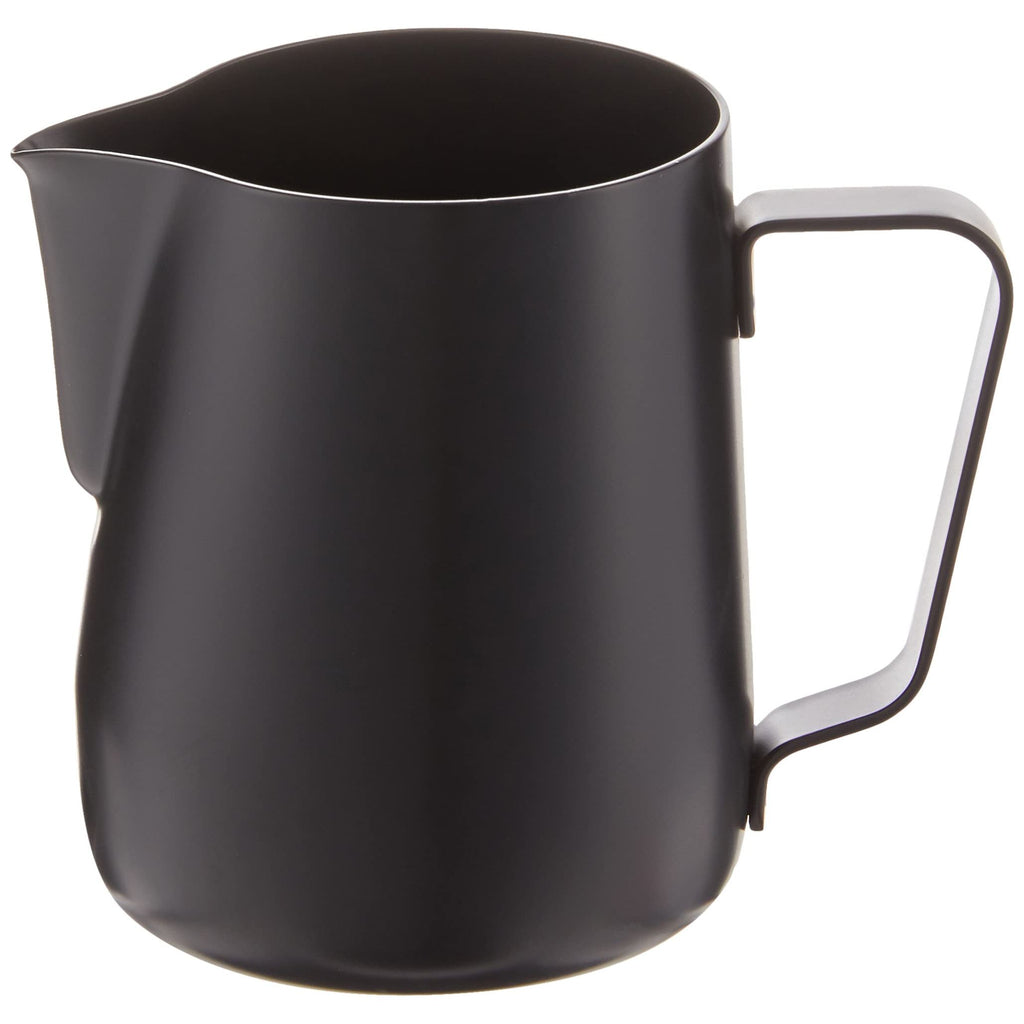 Matte Black Milk Frothing Pitcher. Teflon surface - 350ml