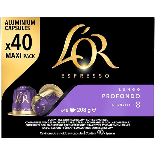 L'OR  Profondo - Nespresso Compatible (40 Capsule Pack)