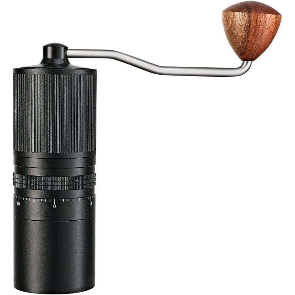 Professional Handheld Conical Burr Coffee Grinder, 60 step Externally Adjustable, Steel Core - 30g Capacity