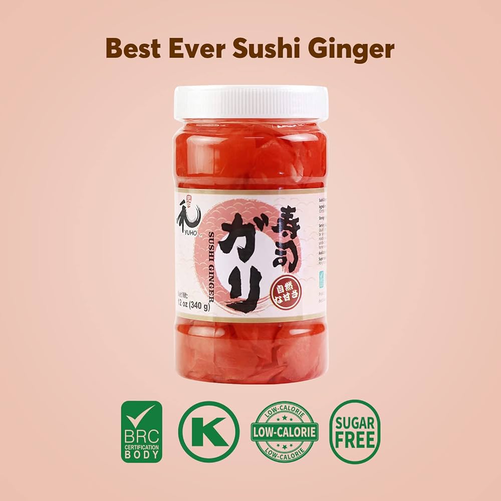 YUHO Pickled Sushi Ginger - 340g