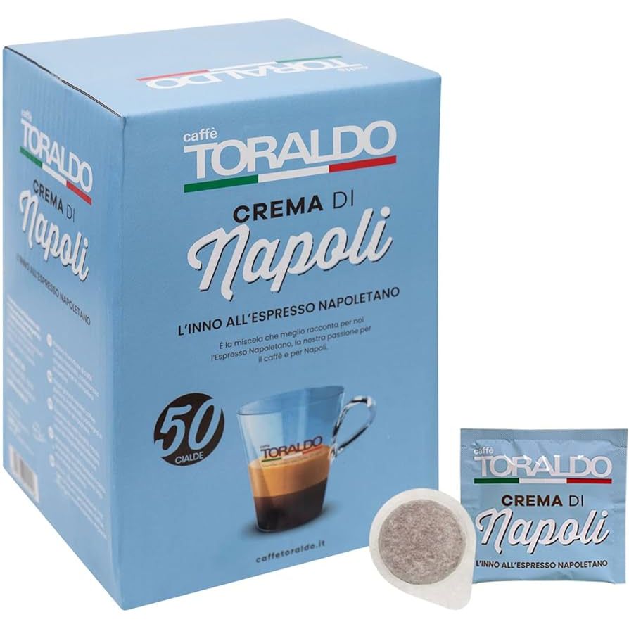 Caffe Toraldo Crema Di Napoli ESE Cialde Pods - 50 Pack