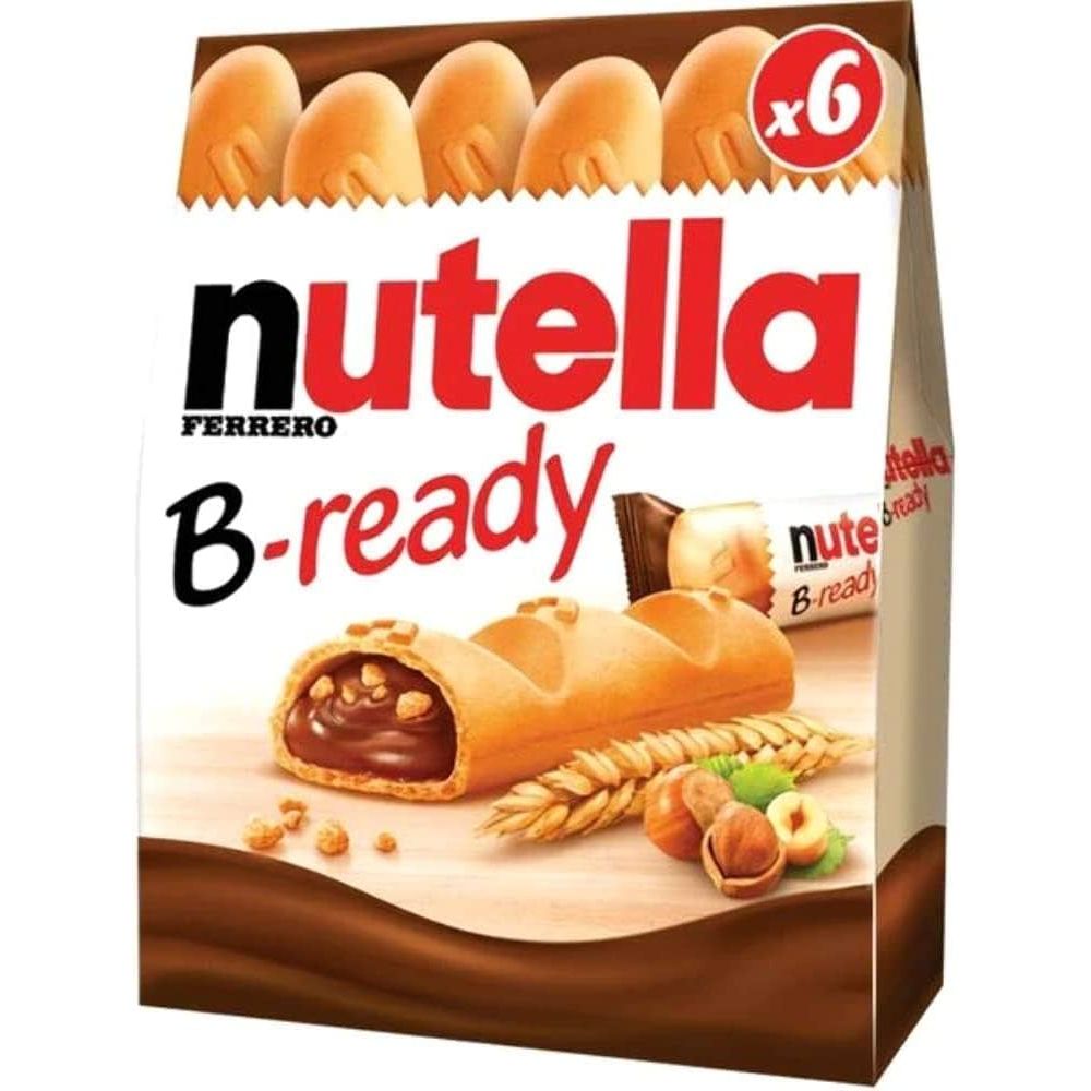 Nutella B-ready Biscuit Chocolate Bar T6 - 132gm