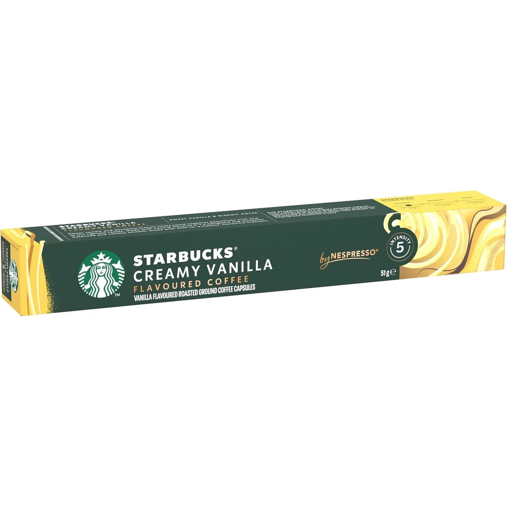 Starbucks Vanilla Flavoured Coffee - Nespresso (10 Capsule Pack)