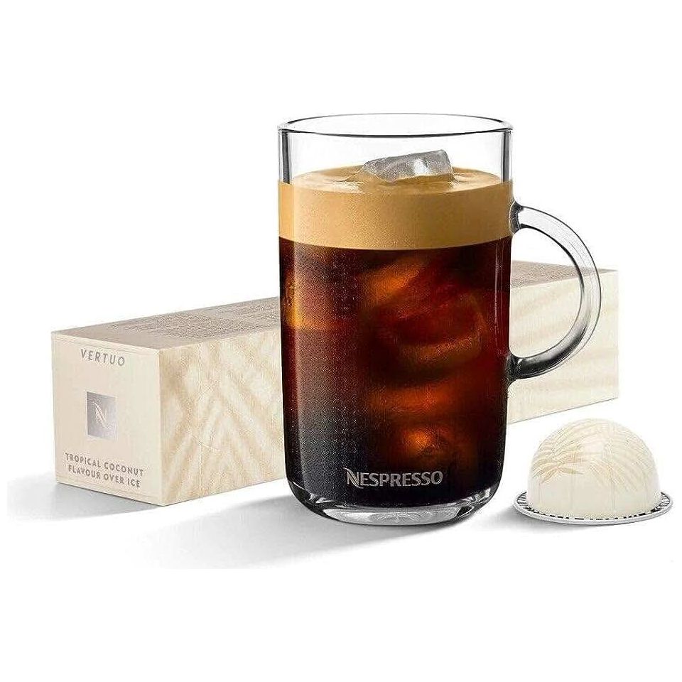 NESPRESSO VERTUO TROPICAL COCONUT FLAVOUR OVER ICE - (10 Capsule Pack)