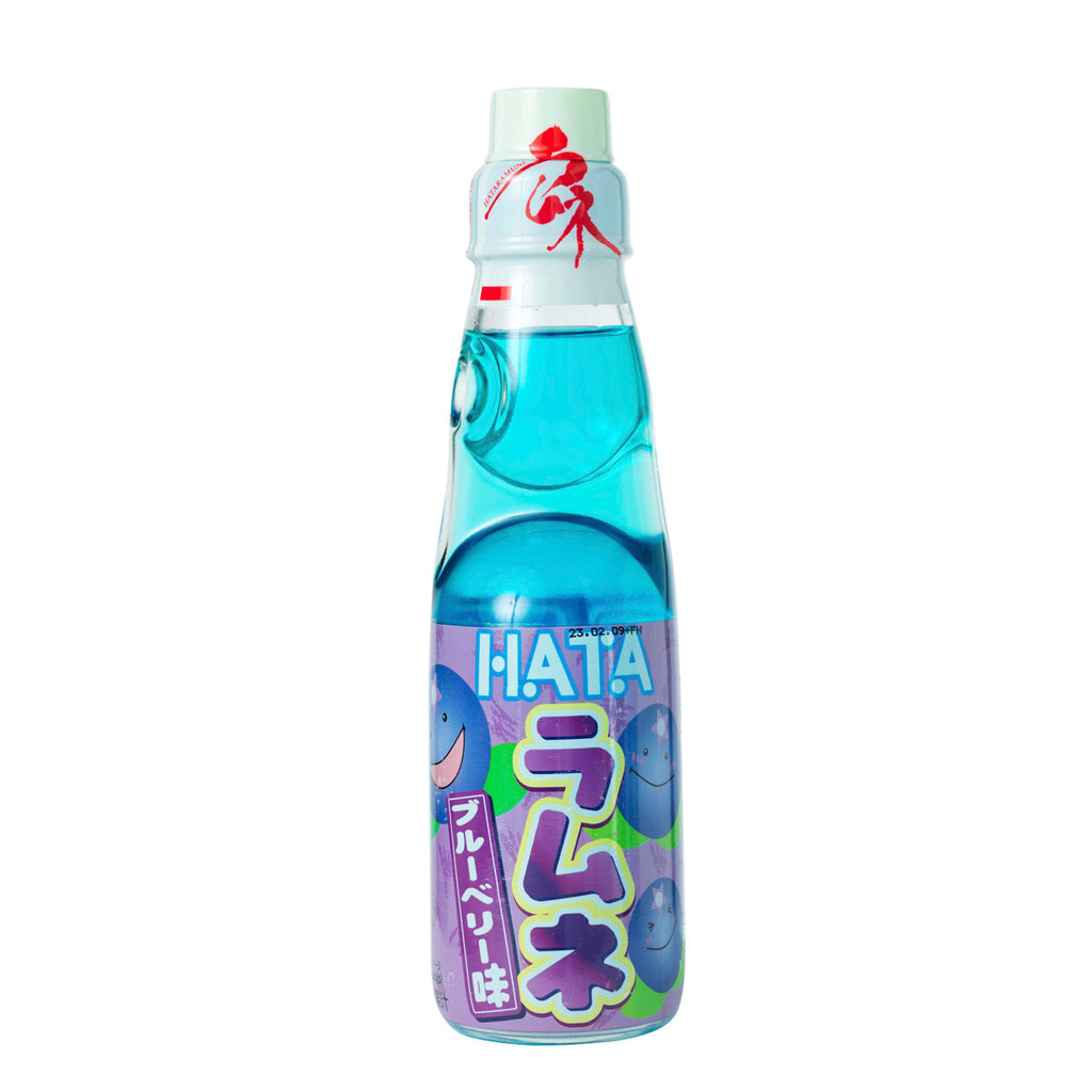 HATA Ramune Blueberry Flavor Japanese Soda - 200ml