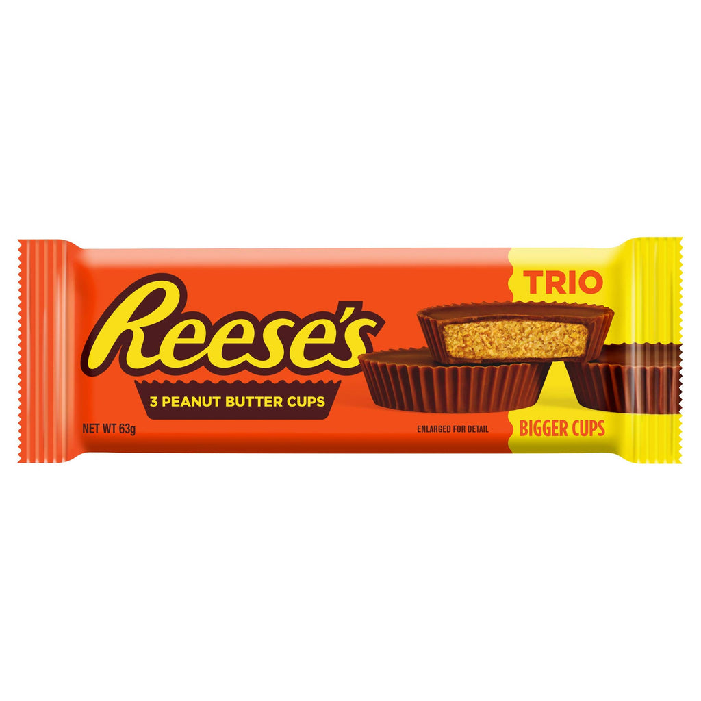 Reese's Trio Peanut Butter Cups - 63g