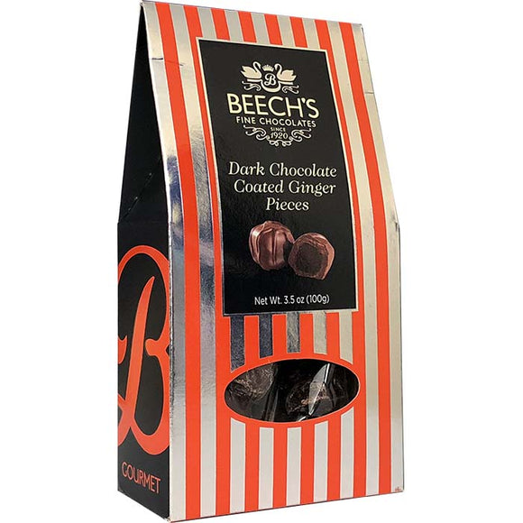 Beech's Dark Chocolate Coated Stem Ginger - 100g
