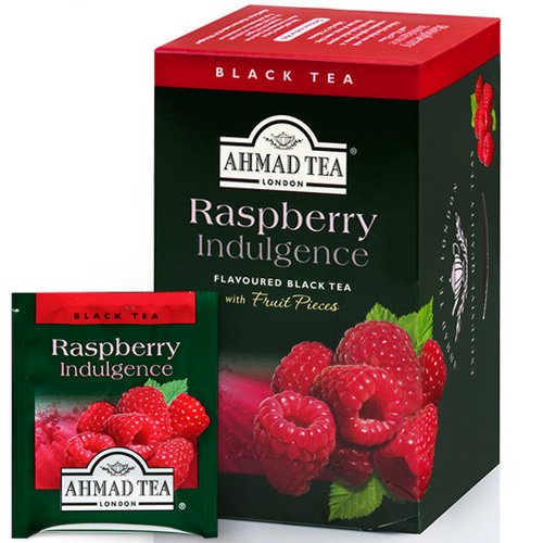 Ahmad Tea Raspberry Indulgence Fruit Black Tea - Teabags (20)