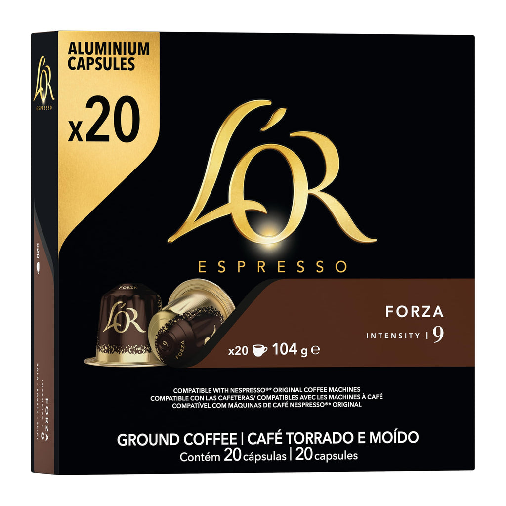 L'OR  Forza- Nespresso Compatible (20 Capsule Pack)