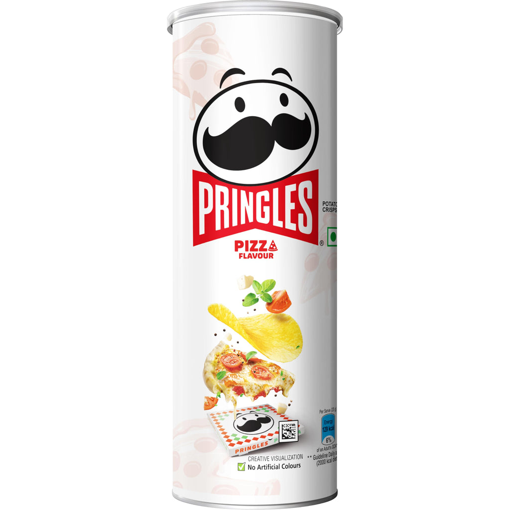 Pringles Pizza Flavour Potato Crisps, 102 g