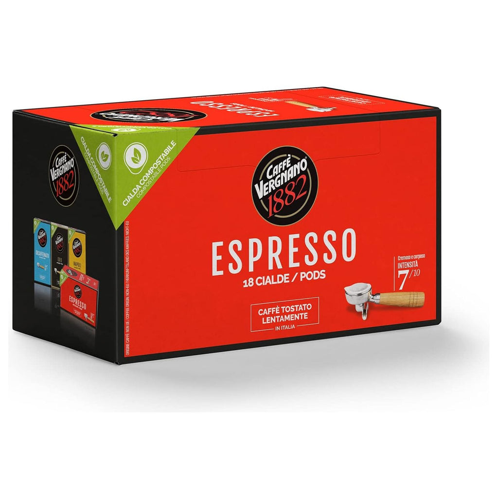 Caffe Vergnano Espresso ESE Cialde Coffee - 18 Pods