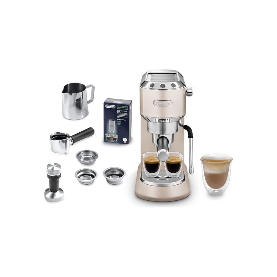 De'Longhi Dedica Style EC885 Espresso Machine, Coffee and Cappuccino Maker