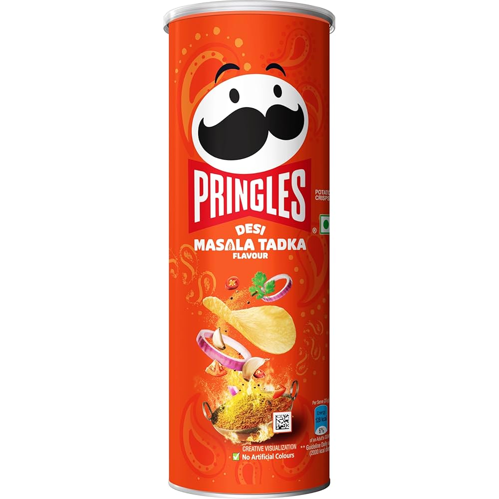 Pringles Desi Masala Tadka, 102 g