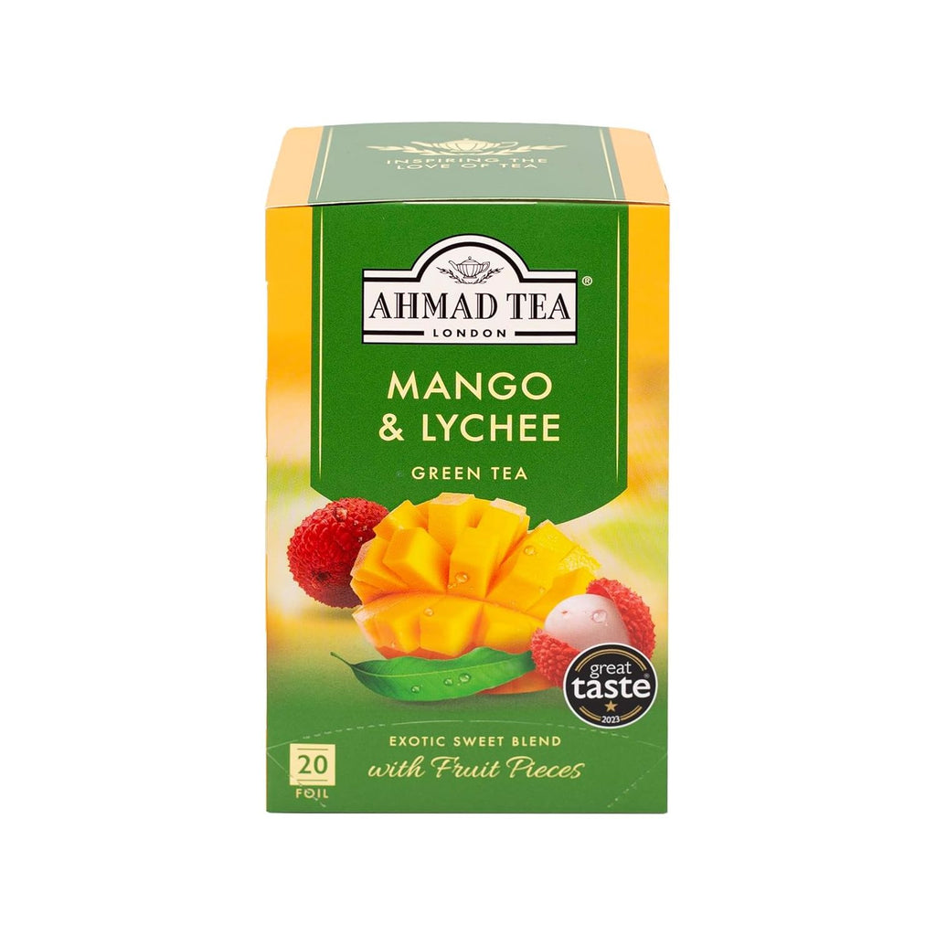 Ahmad Tea Mango Lychee Green Tea - Teabags (20)