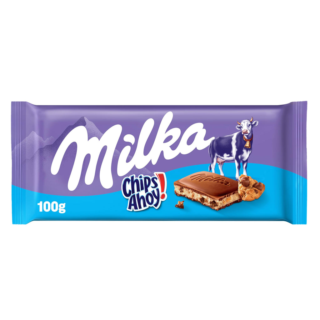 Milka Chips Ahoy Cookie Chocolate Bar - 100g