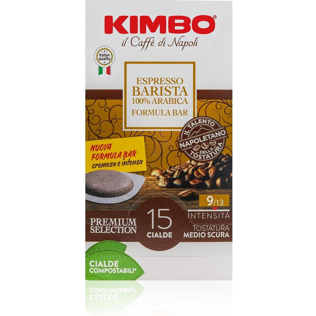 KIMBO ESPRESSO BARISTA Cialde ESE Coffee Pods - 15 Pod Pack