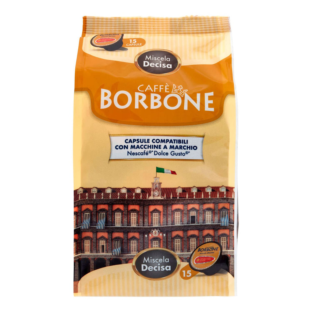 Caffe BORBONE Decisa Dolce Gusto Compatible (15 Capsule Pack)