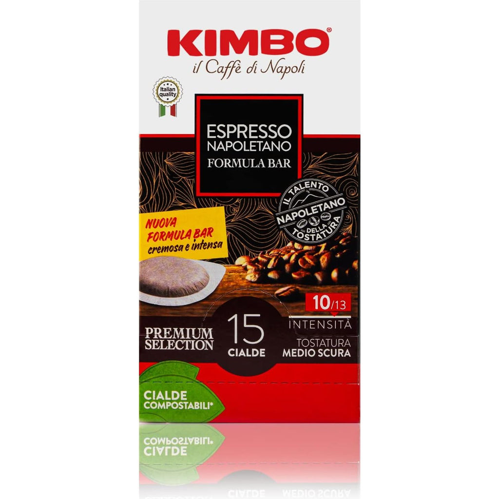 KIMBO ESPRESSO NAPOLETANO Cialde ESE Coffee Pods - 15 Pod Pack