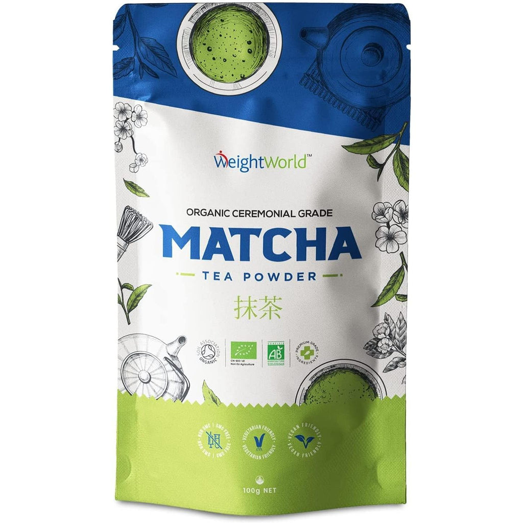 Organic Ceremonial Grade Matcha Green Tea Powder - 100g