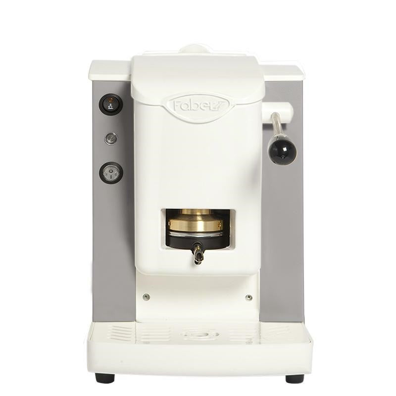 Faber Slot Plast ESE Cialde Espresso Machine, White/Grey