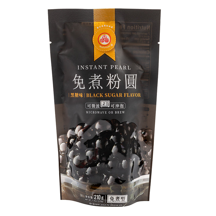 Wu Fu Yuan Black Sugar Tapioca Instant Pearl- 250 g
