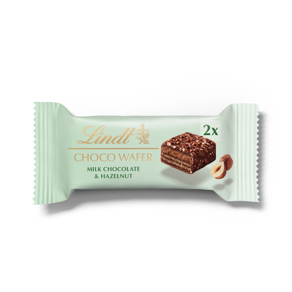Lindt CHOCO WAFER Milk Chocolate & Hazelnut - 30g