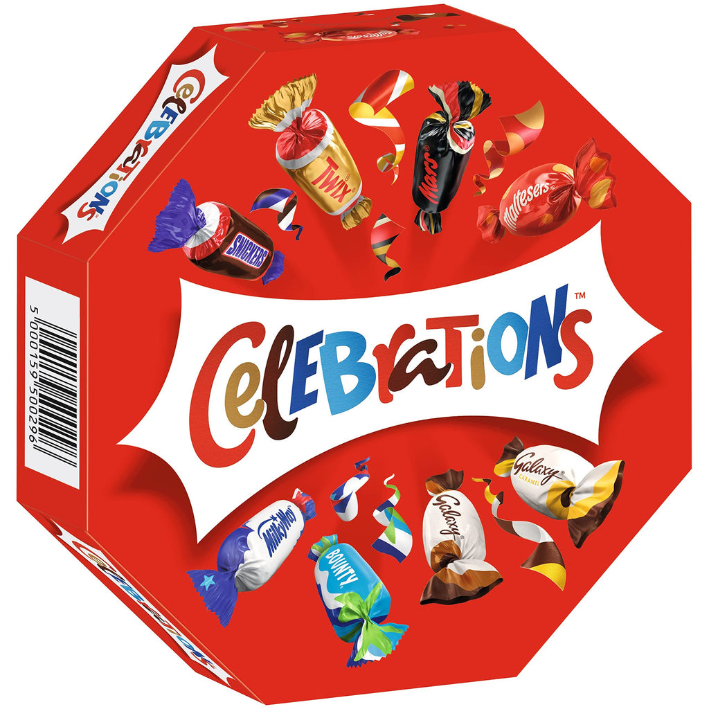 Celebrations Collection of Milk Chocolates, Biscuits and Waffles Dipped in Milk Chocolate -186 g