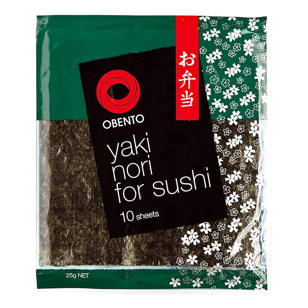 Obento Yaki Nori Roasted Sushi Seaweed Papers - 10 Sheets