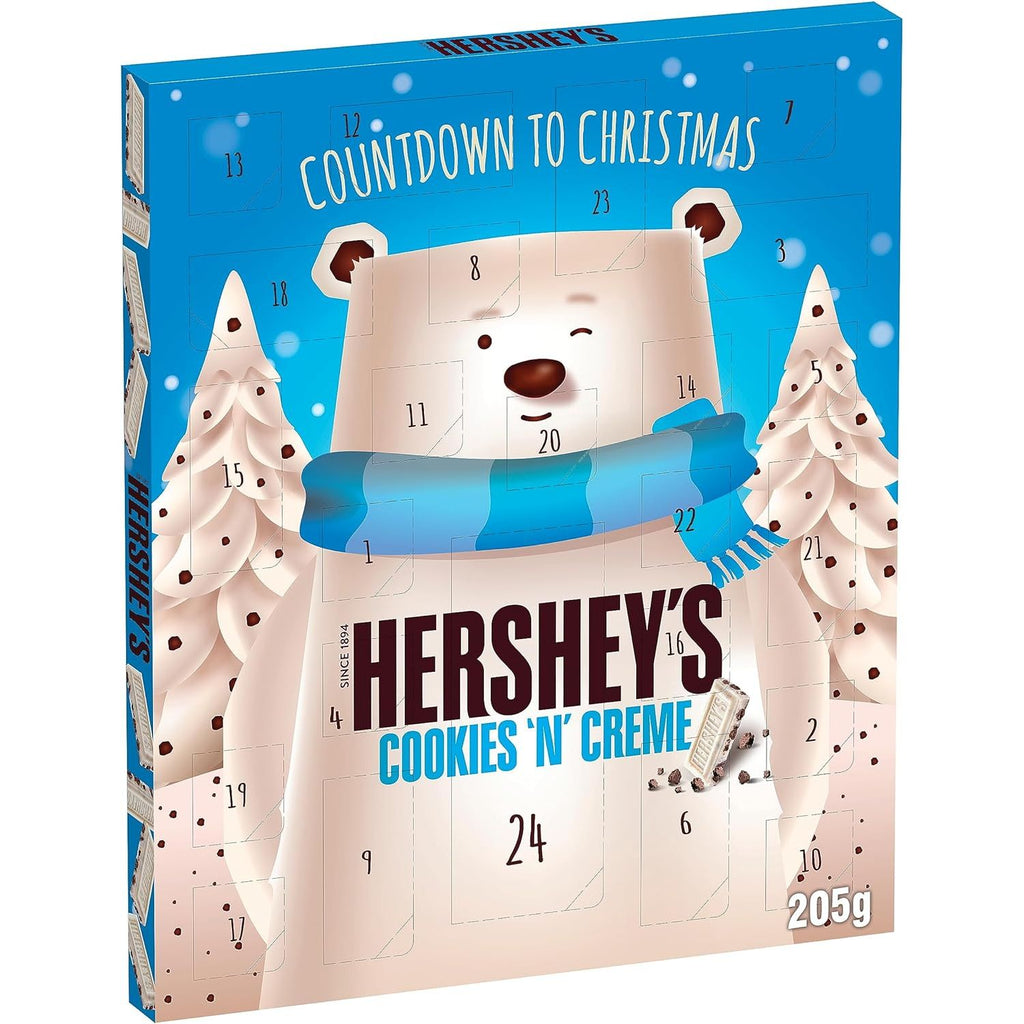 Hershey's Advent Calendar, Cookies n Crème White Chocolate Flavour - 205g