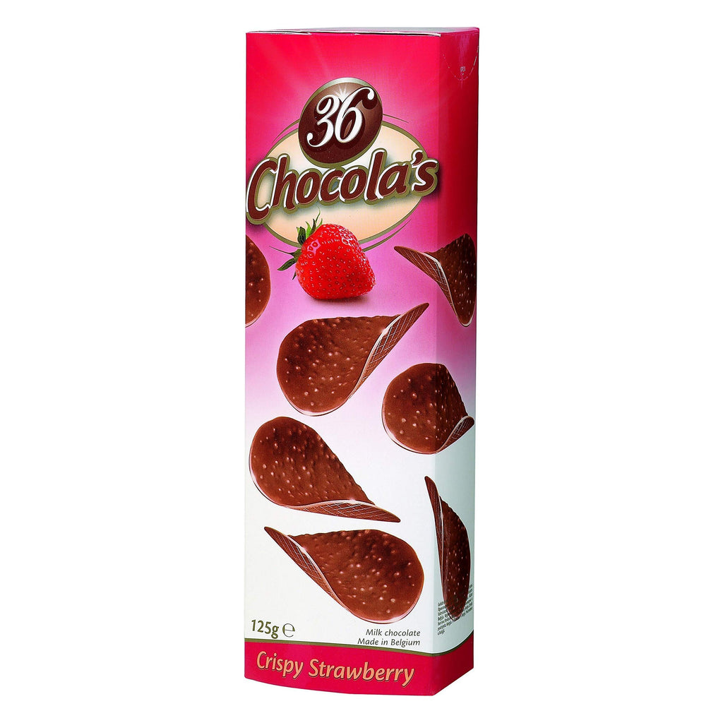 Chocola's 36, Crispy Strawberry Chocolate - 125g