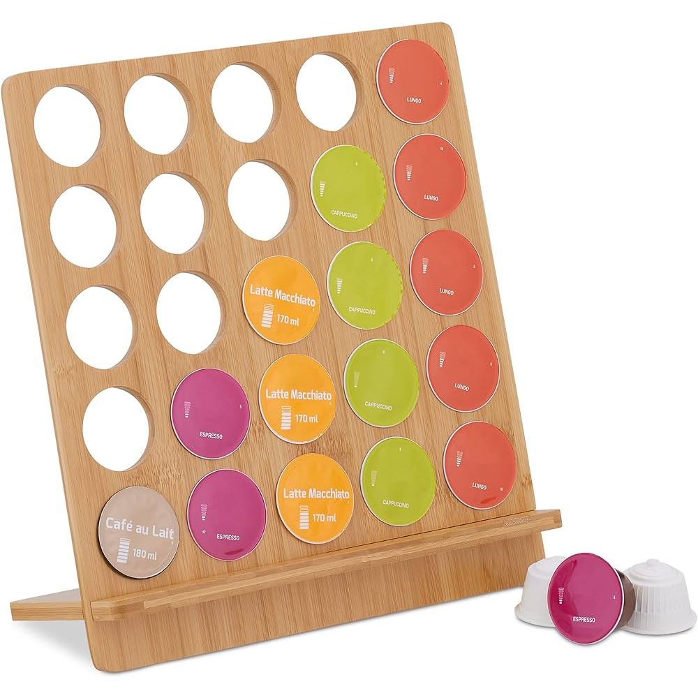 Dolce Gusto Wood Capsule Holder - (24 Capsules)