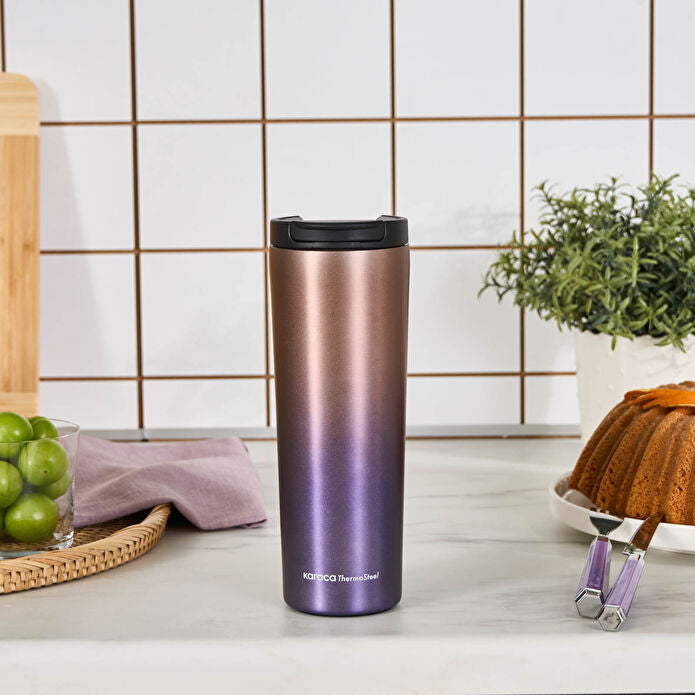 Karaca Violet New Steel Leakproof Thermos 500 ml