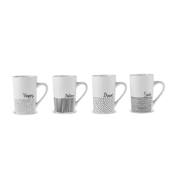 Karaca Vibes 4-Piece Mug - 370ml