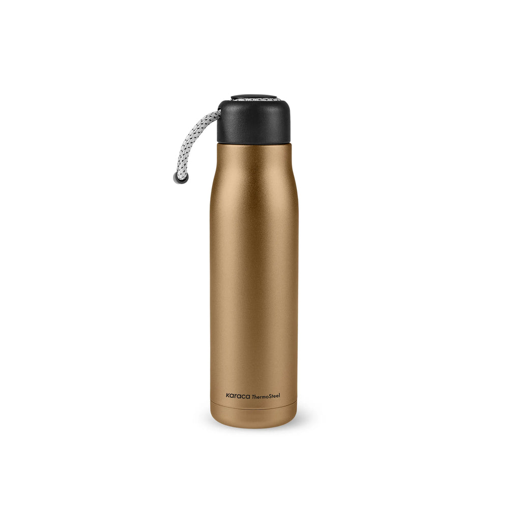 Karaca Fashion Sport Steel Leakproof Thermos (Gold)-500ml