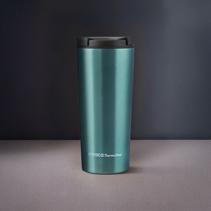 Karaca Sheeny Steel Leakproof Thermos Green 450 ml