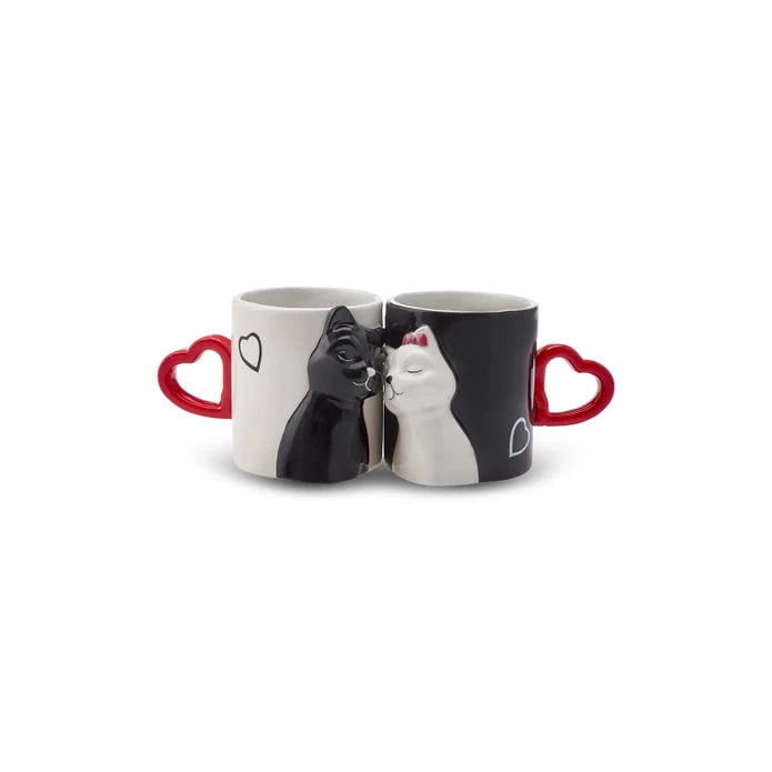 Karaca Love Cat 2-pack Mug 310 ml