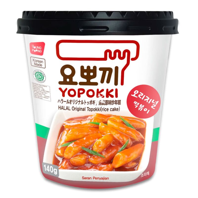 Yopokki Korean Sweet & Spicy Rapokki - 140g