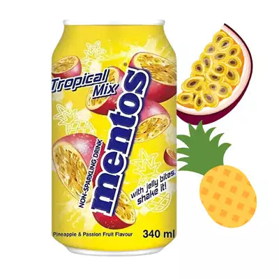 Mentos Tropical Mix drink 340 ml