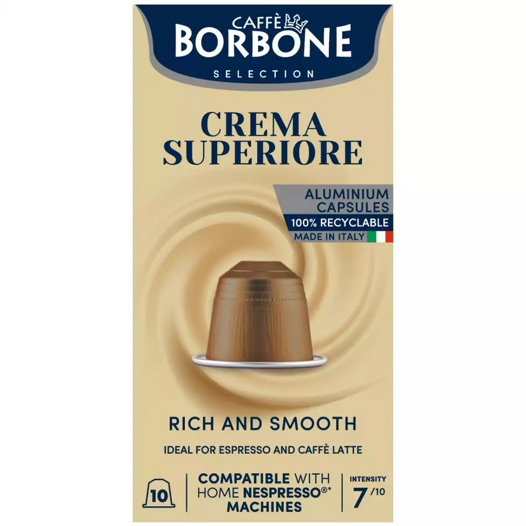 Caffe Borbone Crema Superiore Nespresso Compatible (10 Capsule Pack)