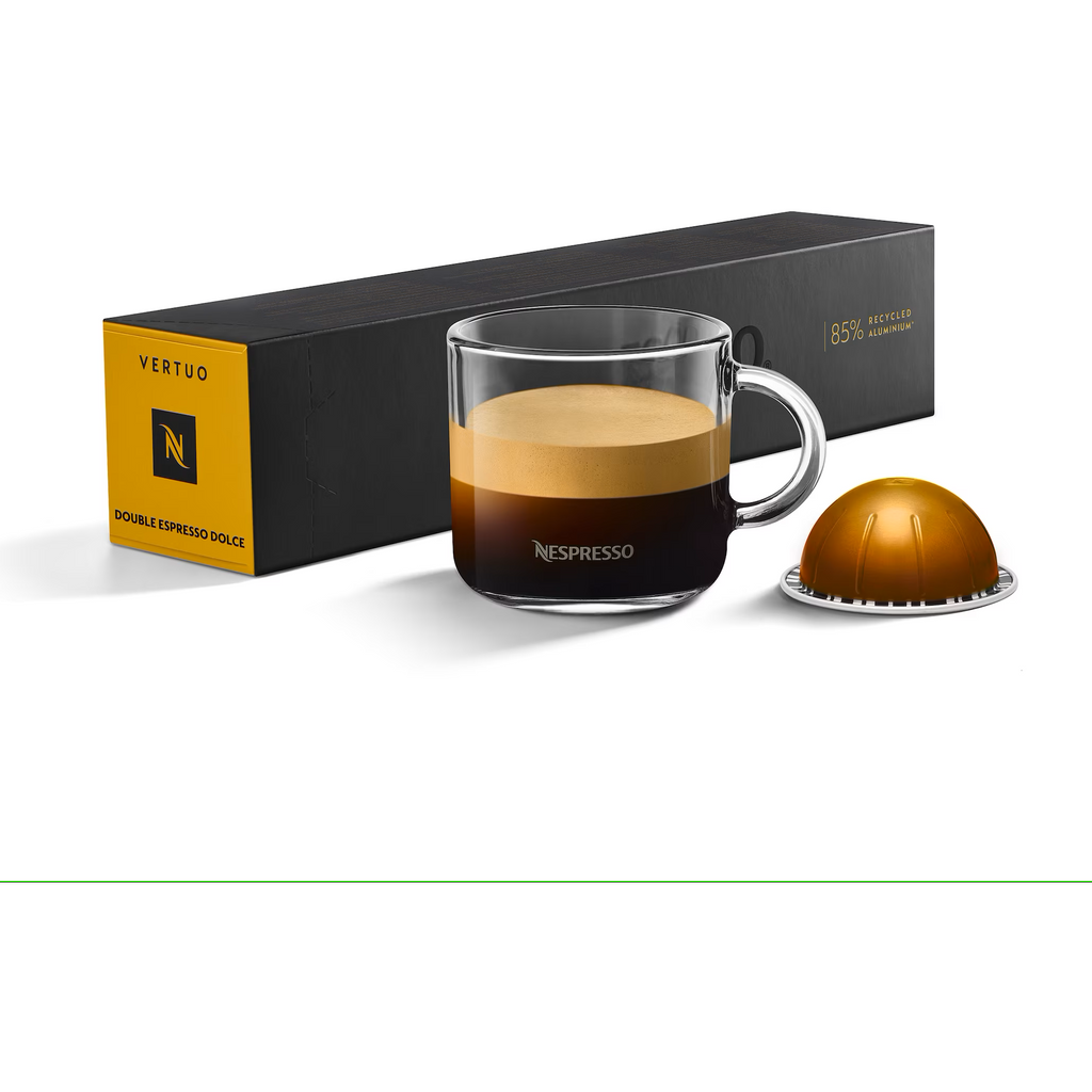 Nespresso Vertuo Double Espresso Dolce - (10 Capsule Pack)