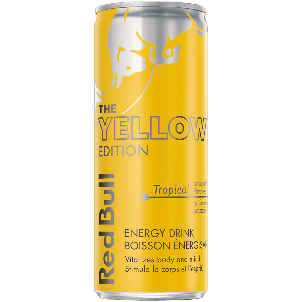 Red Bull Tropical Yellow Energy Drink 250ml