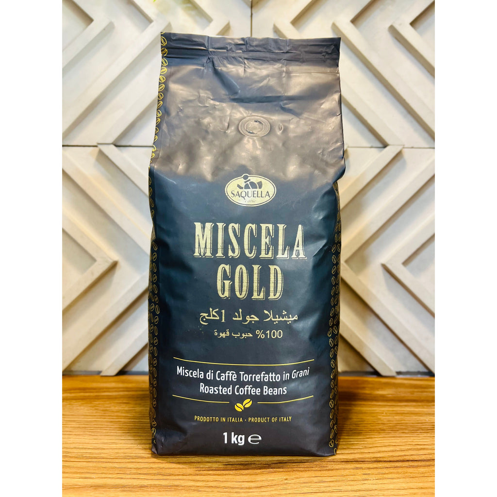 Saquella Miscela Gold Espresso whole bean (1kg)