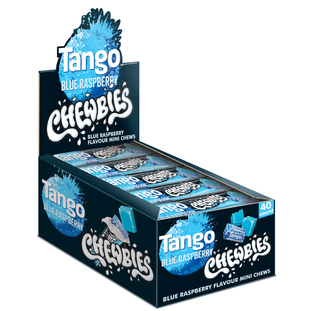 Tango Blue Raspberry Chewbies Gum - 30g