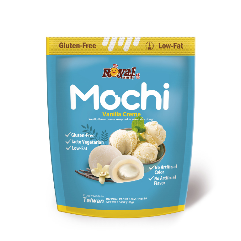 Royal Family Mochi Vanilla Creme Flavour - 180g