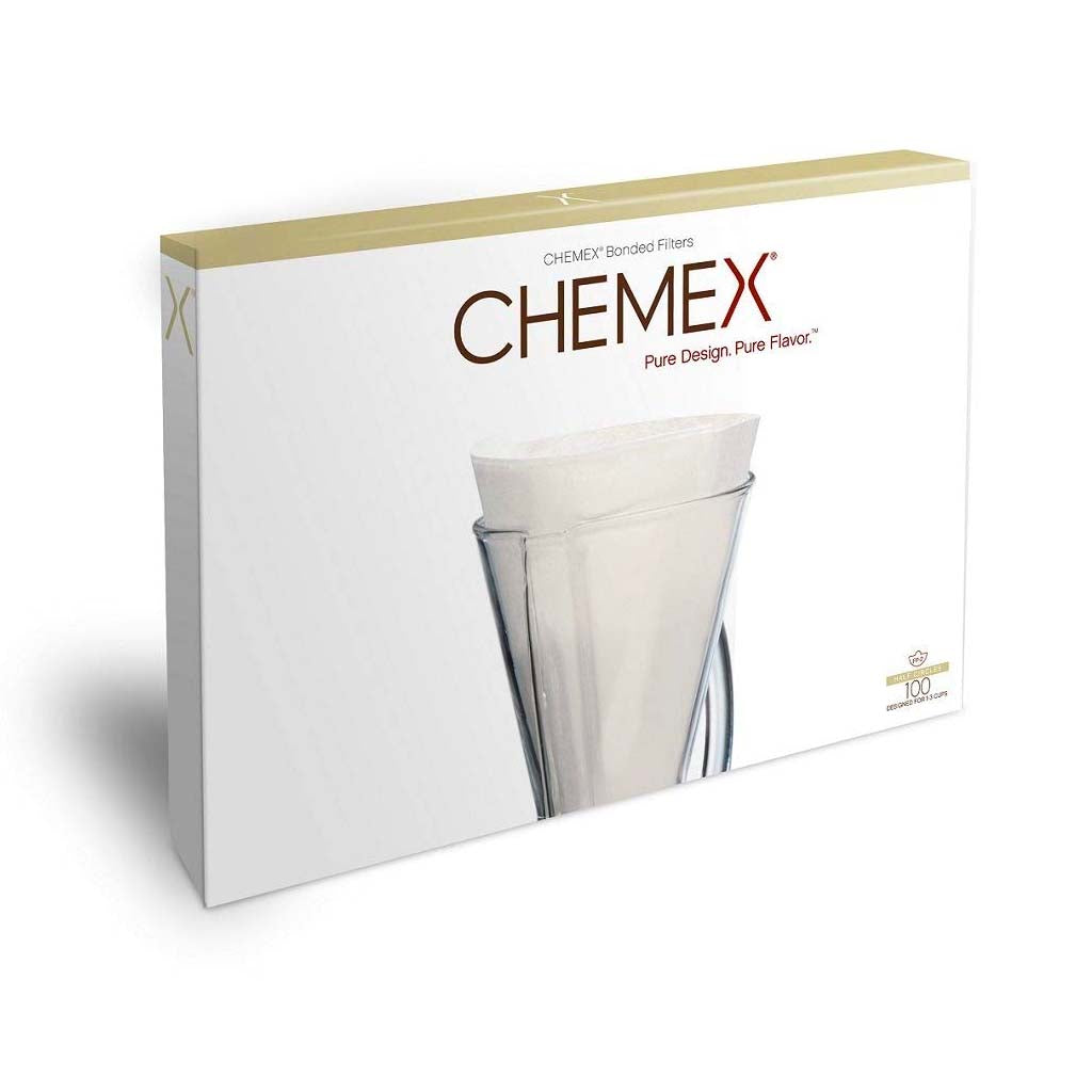 CHEMEX Unfolded Half Moon Filters (Size 3) - 100 Pack