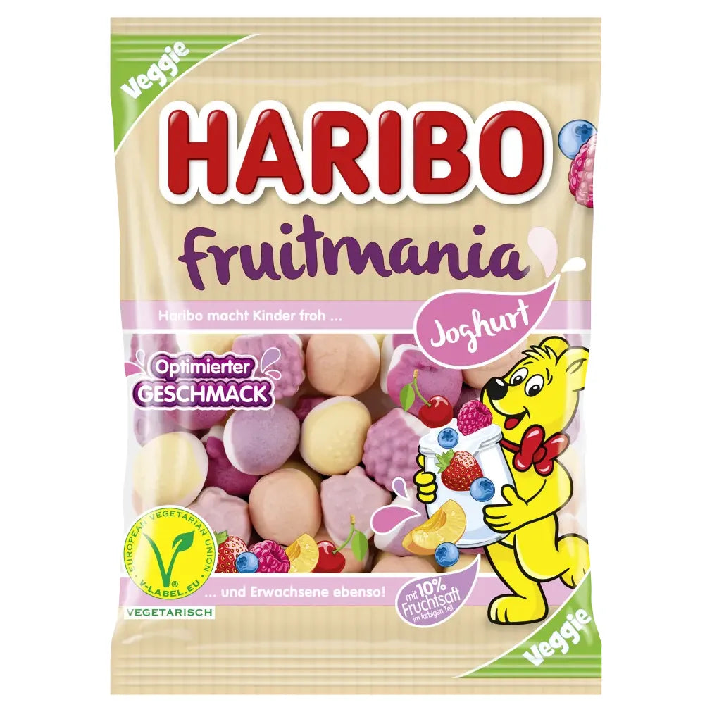 Haribo Fruitmania Yoghurt Pouch - 160g