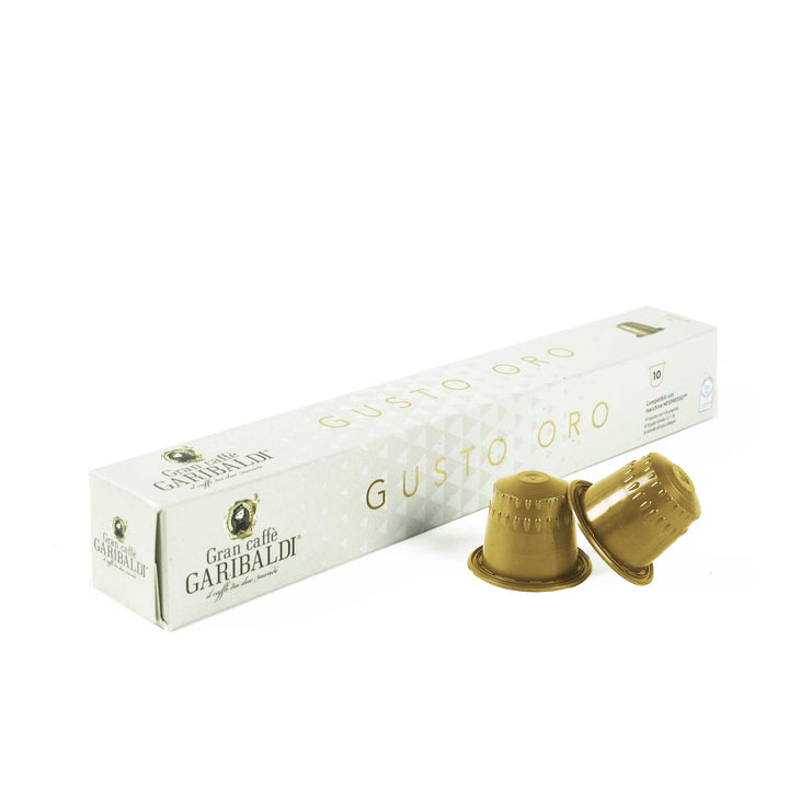 GARIBALDI Gusto Oro- Nespresso Compatible (10 Capsule Pack)