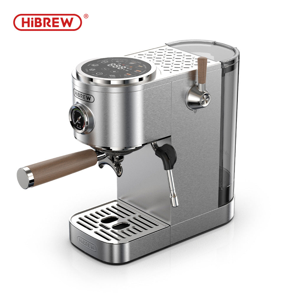 HiBREW H13 Dual Boiler Espresso Machine with Touchscreen - Silver