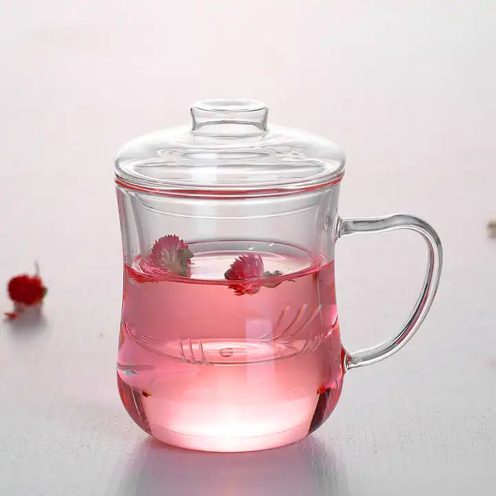Tea Glass Cup with infuser - 350ml