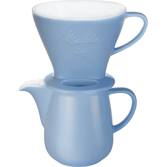 Melitta Porcelain Drip Coffee Maker & Porcelain Jug, 600ml